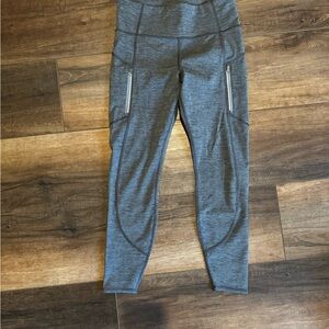 Athleta Heathered Gray Leggings